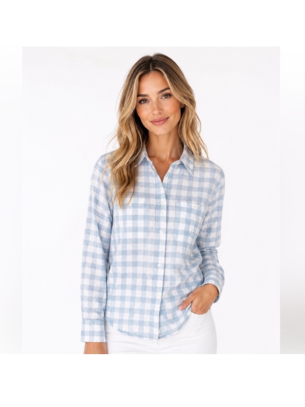 UNTUCKit Top 10 Gingham White
